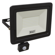 Sealey Extra-Slim Floodlight with PIR Sensor 100W SMD LED