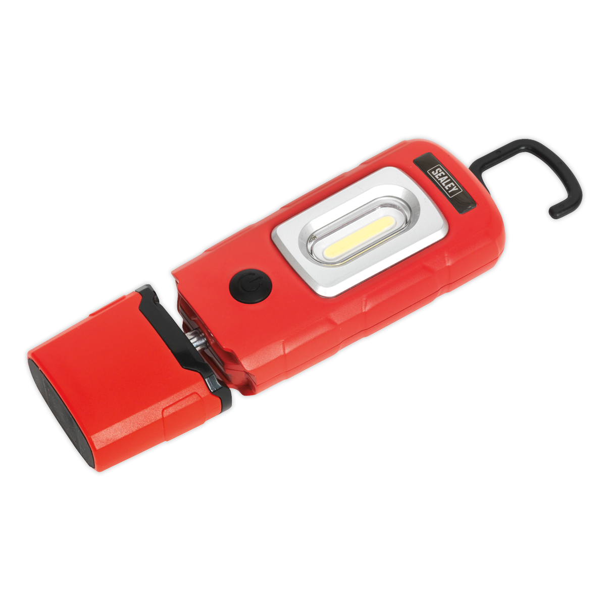 Sealey Rechargeable 360° Inspection Light 3W COB & 1W SMD LED Red Lithium-Polymer