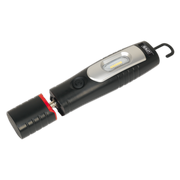 Sealey Rechargeable 360° Inspection Light 7 SMD & 3W SMD LED Black Lithium-ion