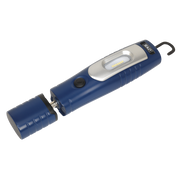 Sealey Rechargeable 360° Inspection Light 7 SMD & 3W SMD LED Blue Lithium-ion