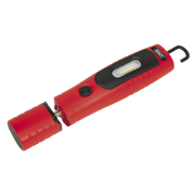 Sealey Rechargeable 360° Inspection Light 7 SMD & 3W SMD LED Red Lithium-ion