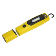 Sealey Rechargeable 360° Inspection Light 7 SMD & 3W SMD LED Yellow Lithium-ion