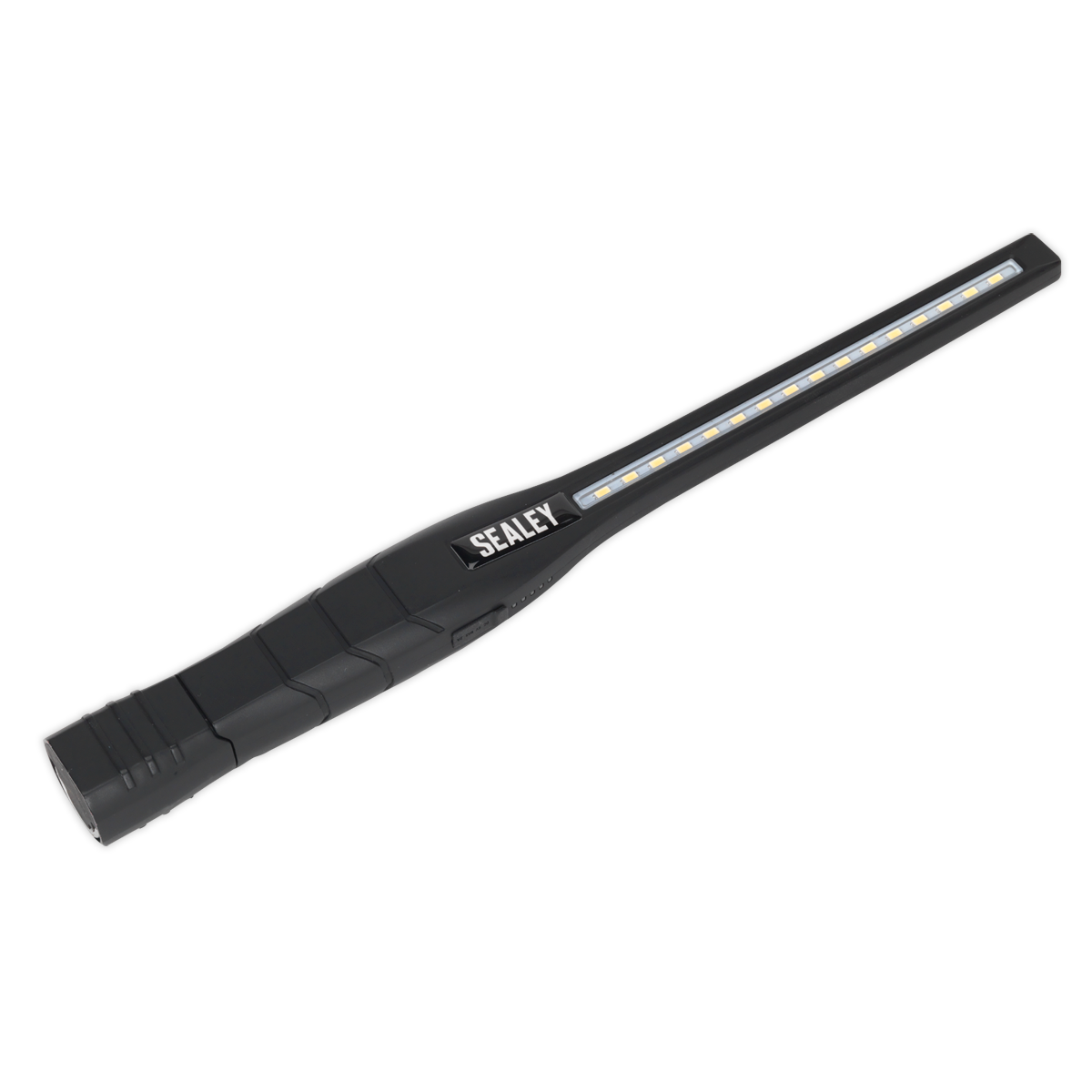 Sealey Rechargeable 360° Slim Inspection Light 8W & 1W SMD LED Black Lithium-ion