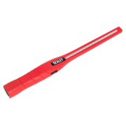 Sealey Rechargeable 360° Slim Inspection Light 8W & 1W SMD LED Red Lithium-ion