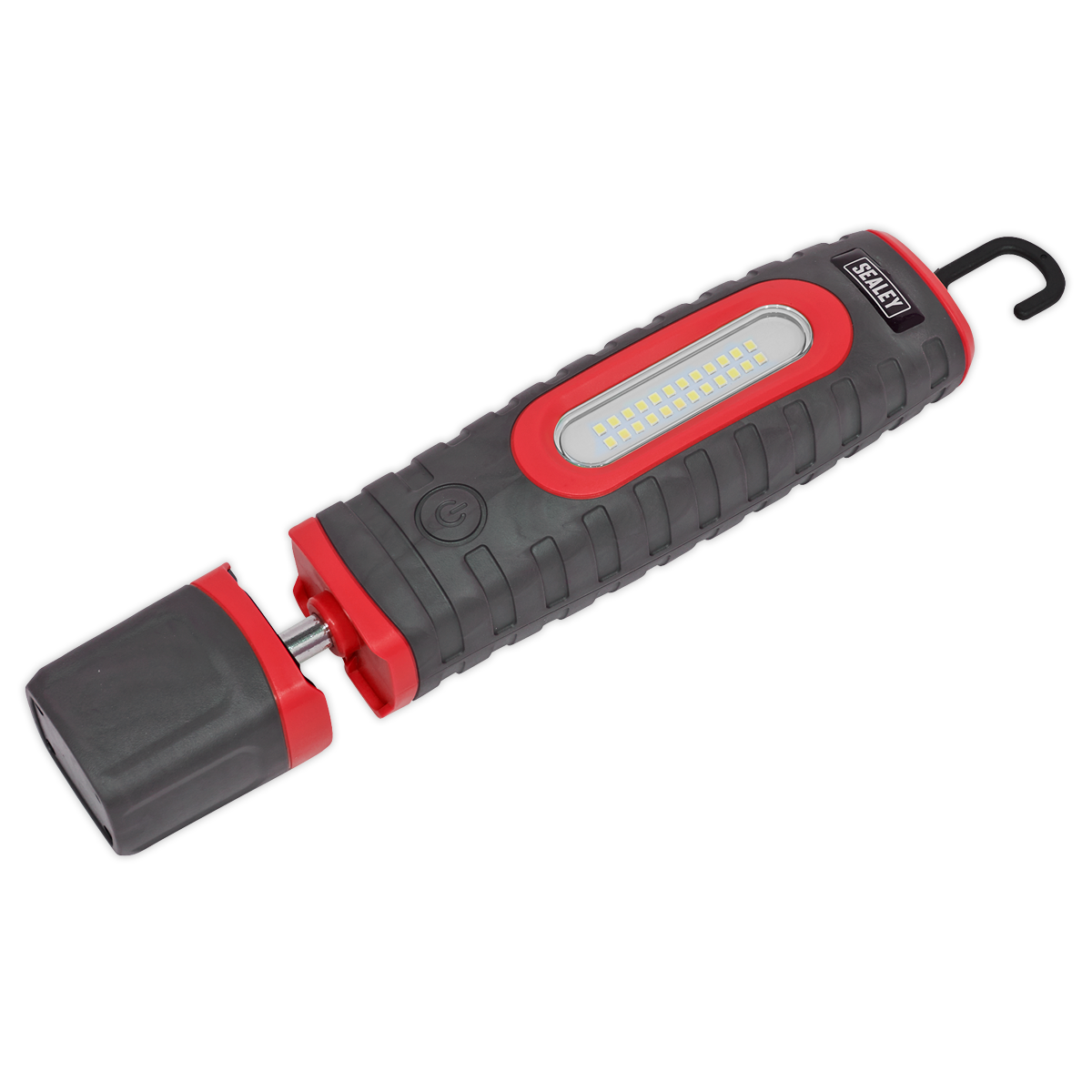 Sealey Rechargeable 360° Inspection Light 24 SMD & 3W SMD LED Red 2 x Lithium-ion