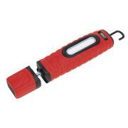 Sealey Rechargeable 360° Inspection Light 16 SMD LED & 3W LED Red 2 x Lithium-ion