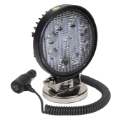 Sealey Round Worklight with Magnetic Base 27W SMD LED