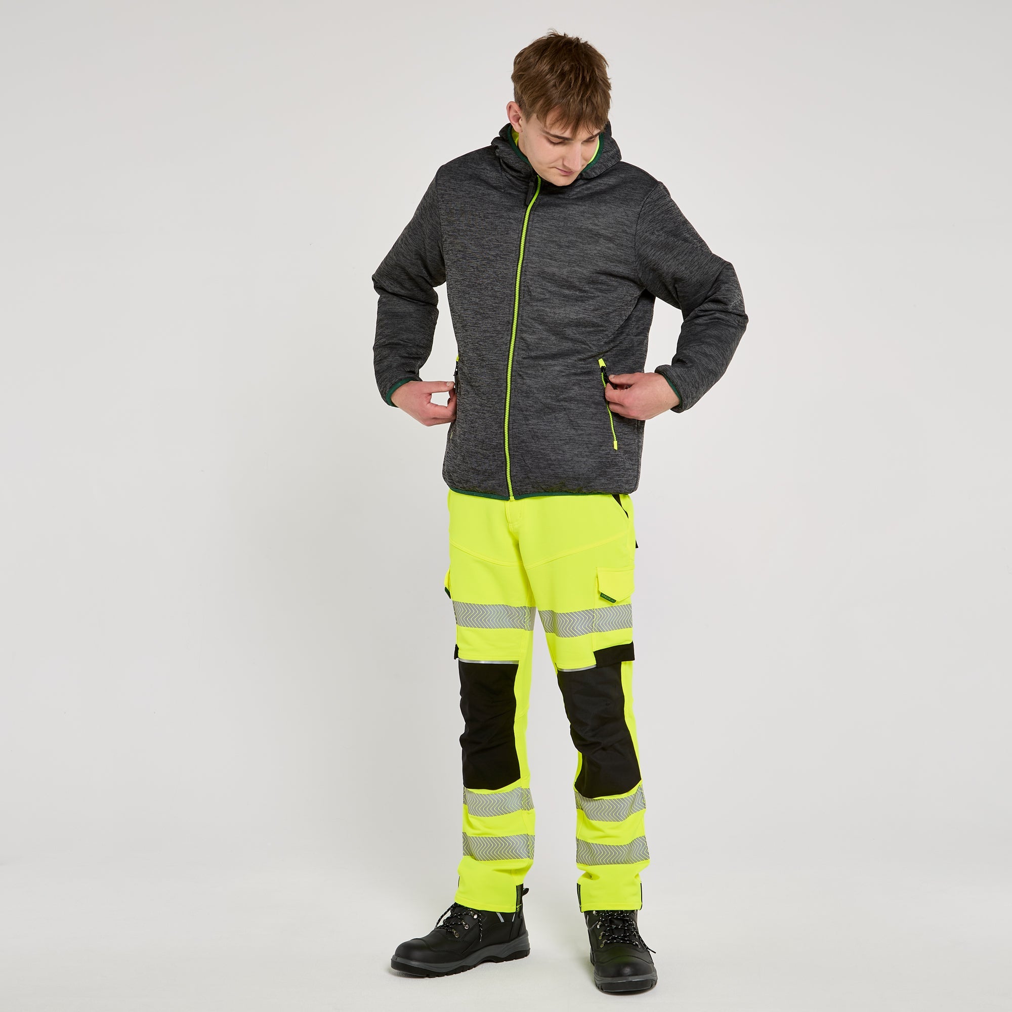 Pulsar Reversible Puffer Jacket Yellow