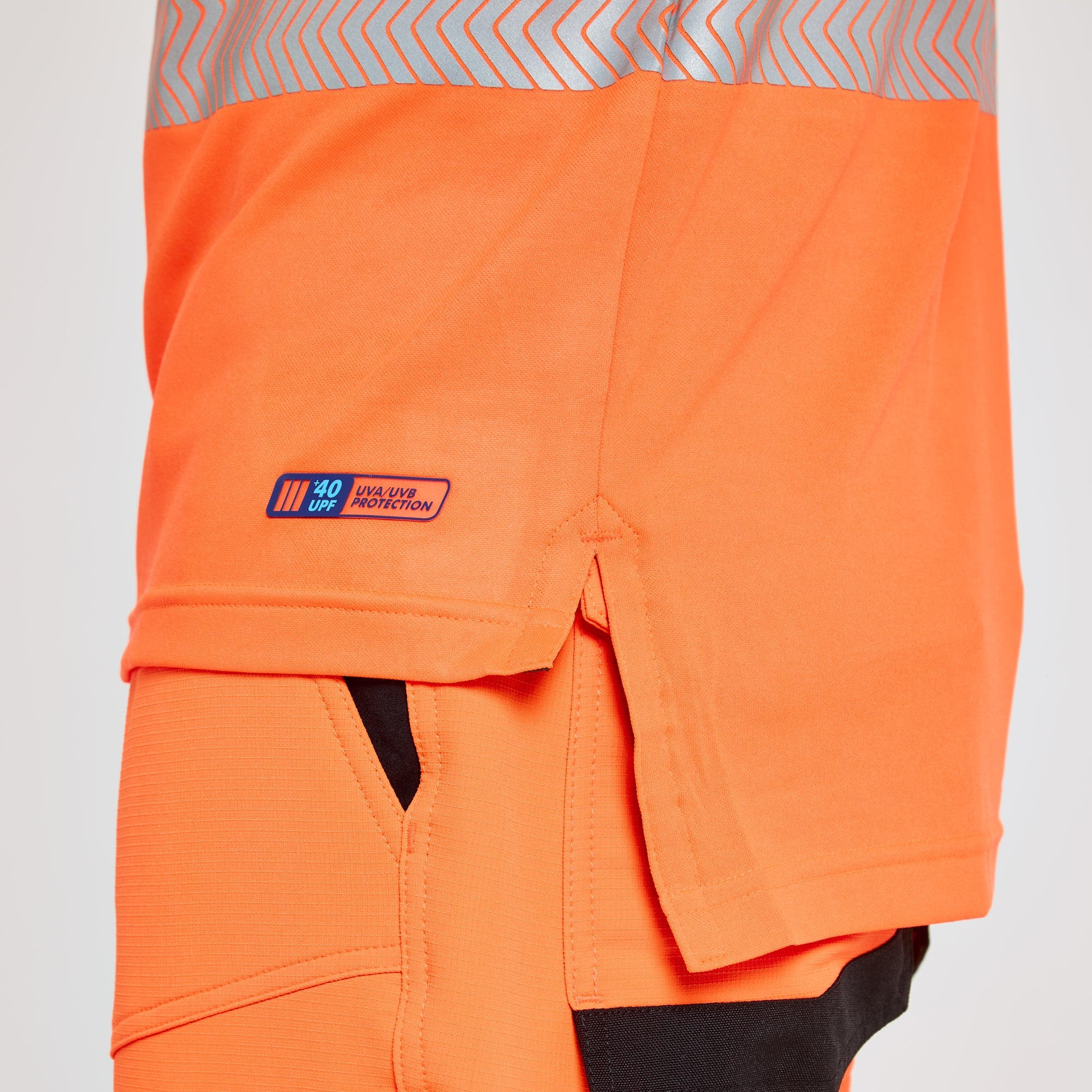 Pulsar Short Sleeve Polo Shirt Orange - Bamboo Content