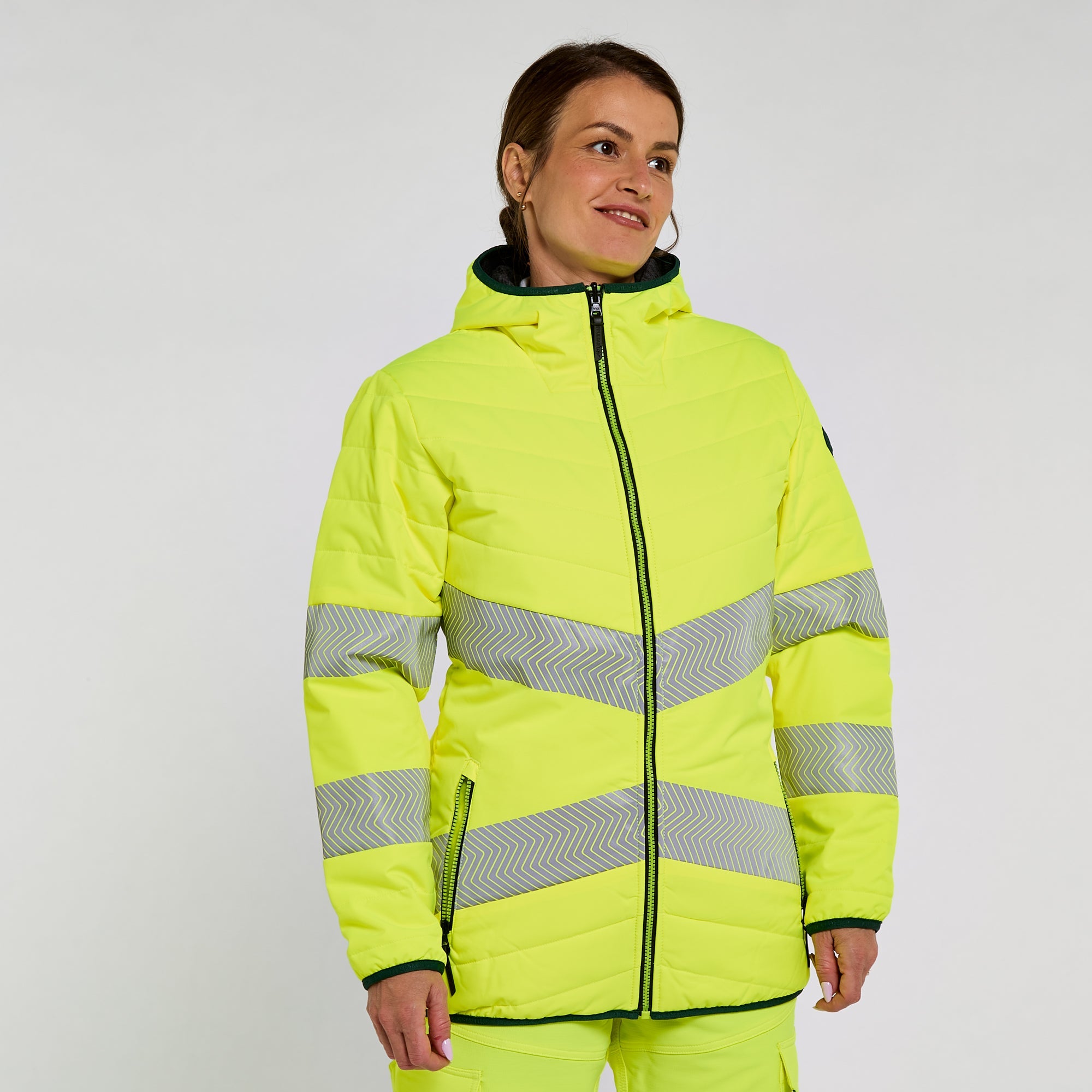 Gspuffer Pulsar Women's Reversible Puffer Jacket Yellow – GS Workwear