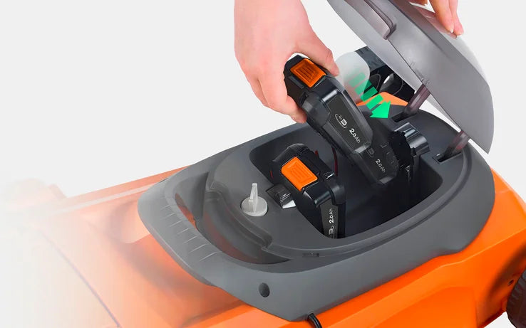 Flymo 36V EasiStore 380R - Smart, Cordless Lawn Mower with Quick-Adjust Cutting Heights