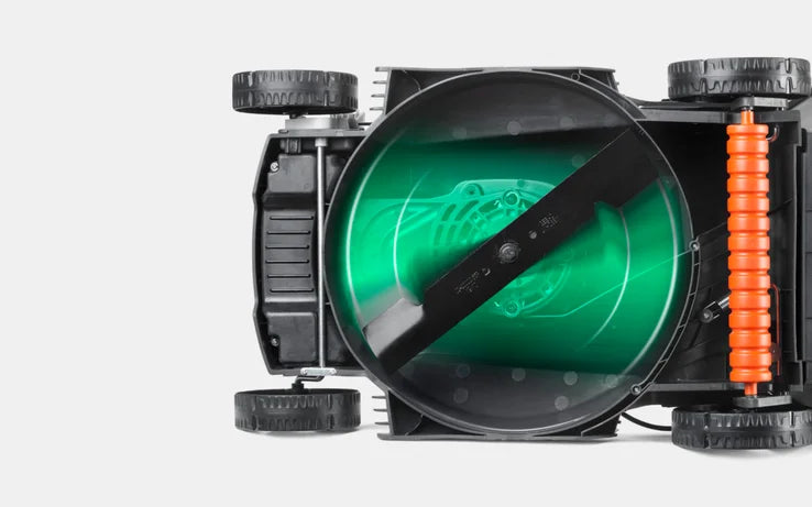 Flymo 36V UltraStore 380R KIT 4.0 – Hassle-Free Mowing with Smart Indicators