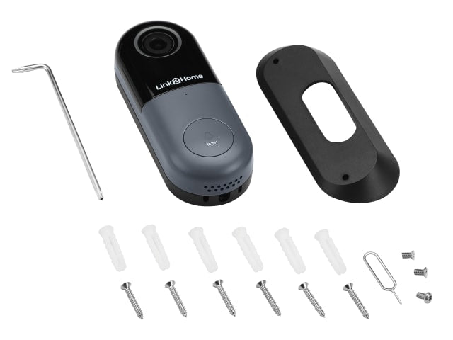 Link2Home Weatherproof (IP54) Smart Wired Doorbell