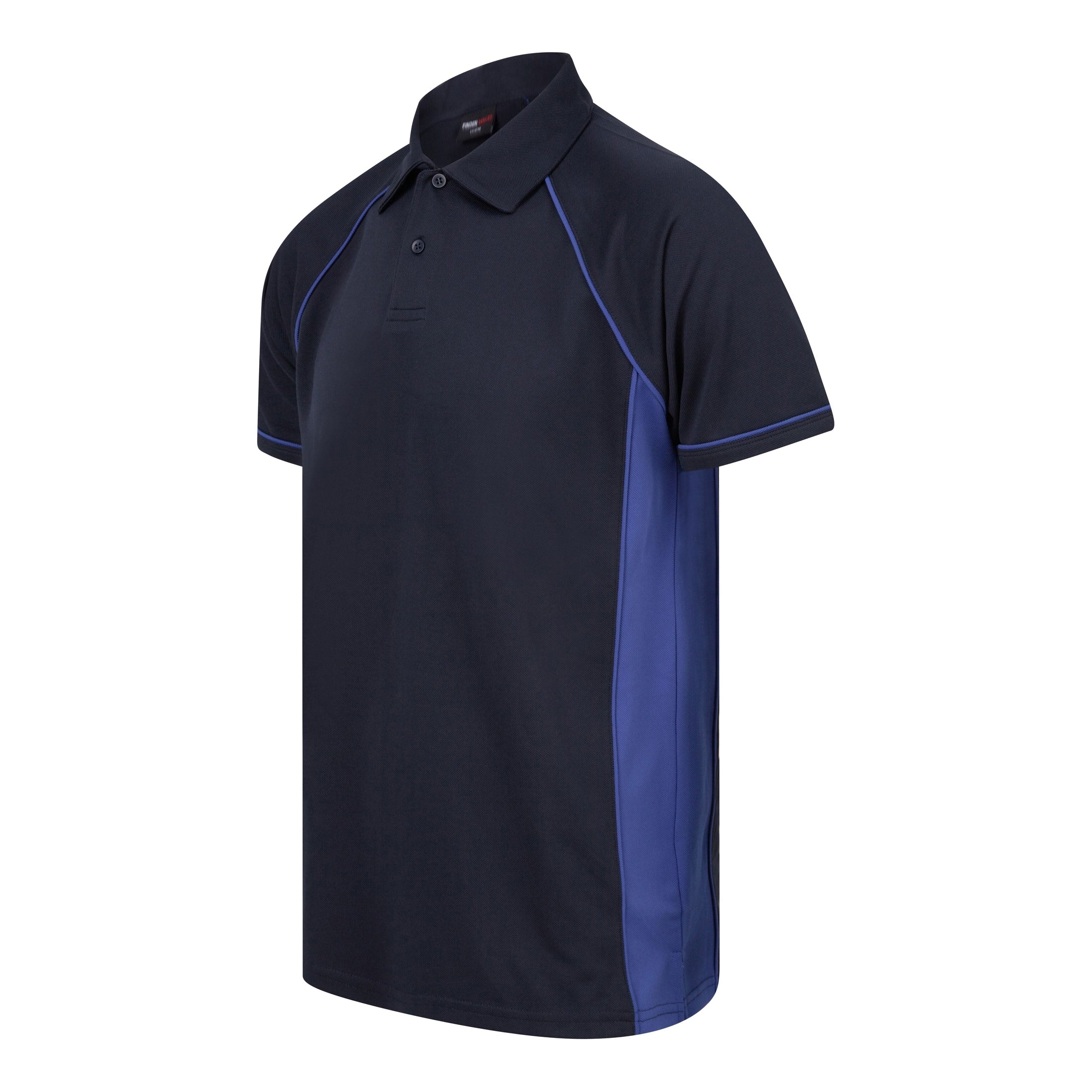 Finden & Hales Piped Performance Polo - Navy/Royal/Royal*