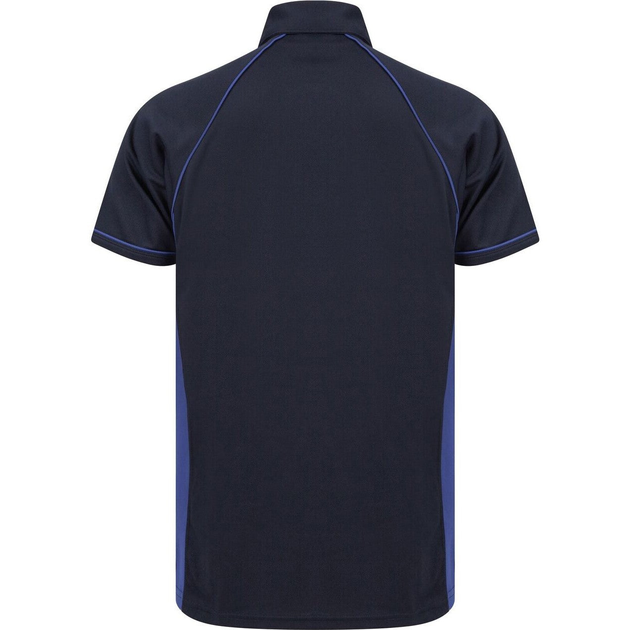 Finden & Hales Piped Performance Polo - Navy/Royal/Royal*