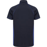 Finden & Hales Piped Performance Polo - Navy/Royal/Royal*