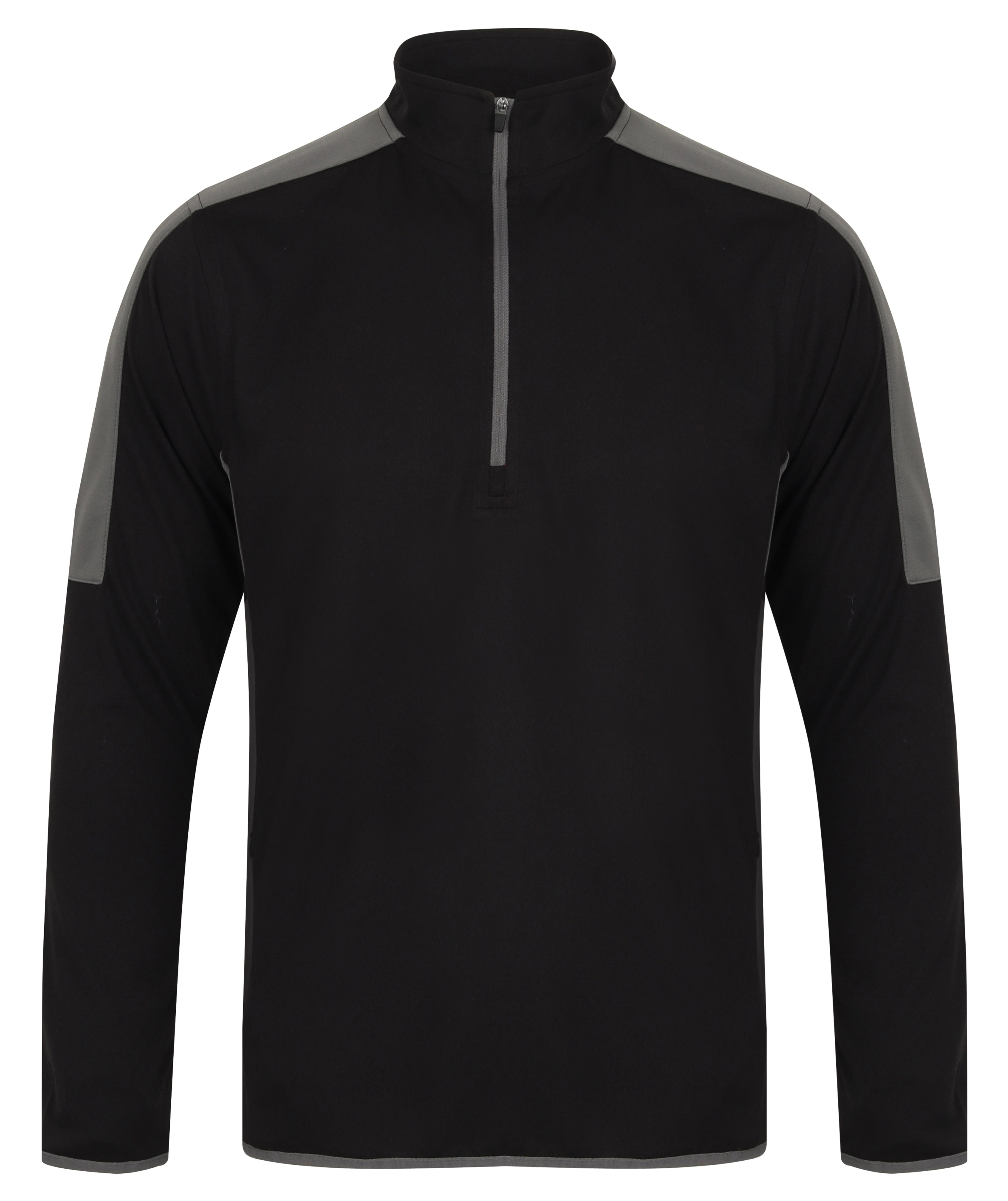 Finden & Hales ¼ Zip Mid-Layer With Contrast Panelling