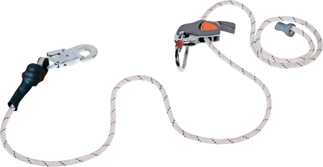 Delta Plus EX030200 – Adjustable Work Positioning Lanyard with Fall Indicator