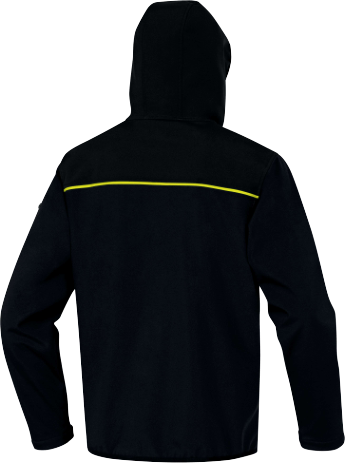 Delta Plus HORTEN2 LIGHT – Windproof Softshell with Fixed Hood & Reflective Tape