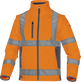 Delta Plus MOONLIGHT2 Hi-Viz Softshell Jacket – Waterproof, Breathable & 2-in-1 Design