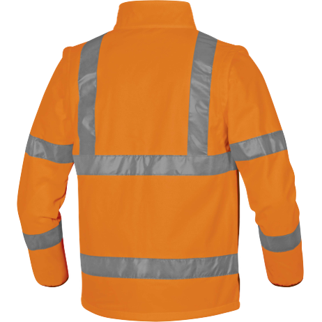 Delta Plus MOONLIGHT2 Hi-Viz Softshell Jacket – Waterproof, Breathable & 2-in-1 Design