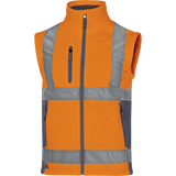 Delta Plus MOONLIGHT2 Hi-Viz Softshell Jacket – Waterproof, Breathable & 2-in-1 Design