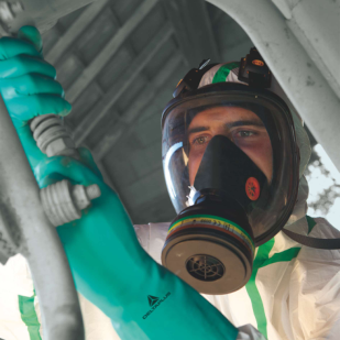 Delta Plus NITREX VE802 Chemical-Resistant Gloves – Extra Thick & Latex-Free