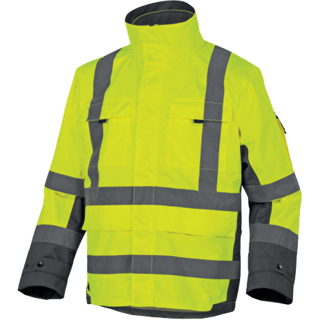 Delta Plus TARMAC 5-in-1 High-Vis Waterproof Parka – Modular & Breathable