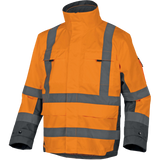 Delta Plus TARMAC 5-in-1 High-Vis Waterproof Parka – Modular & Breathable