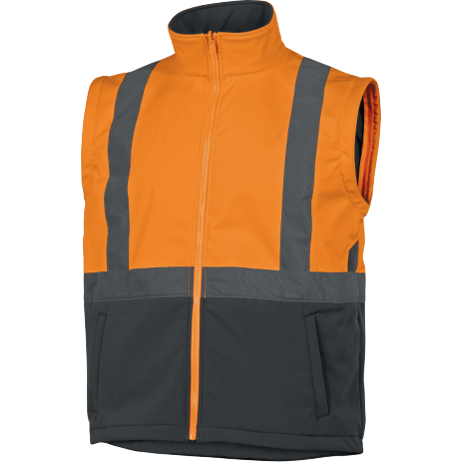 Delta Plus TARMAC 5-in-1 High-Vis Waterproof Parka – Modular & Breathable