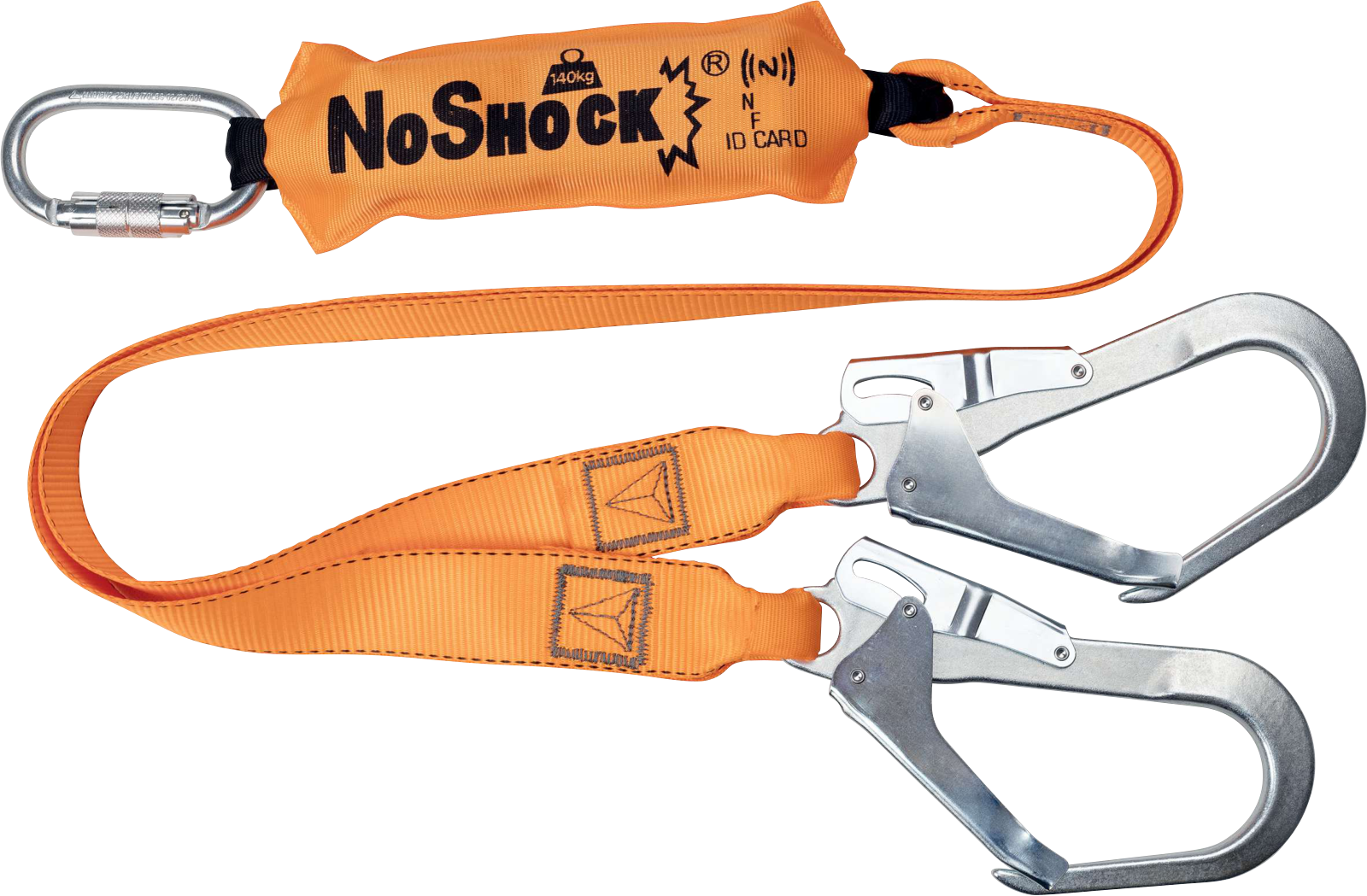 Delta Plus AN213150ZDD Double Energy-Absorbing Lanyard – High-Strength Fall Protection