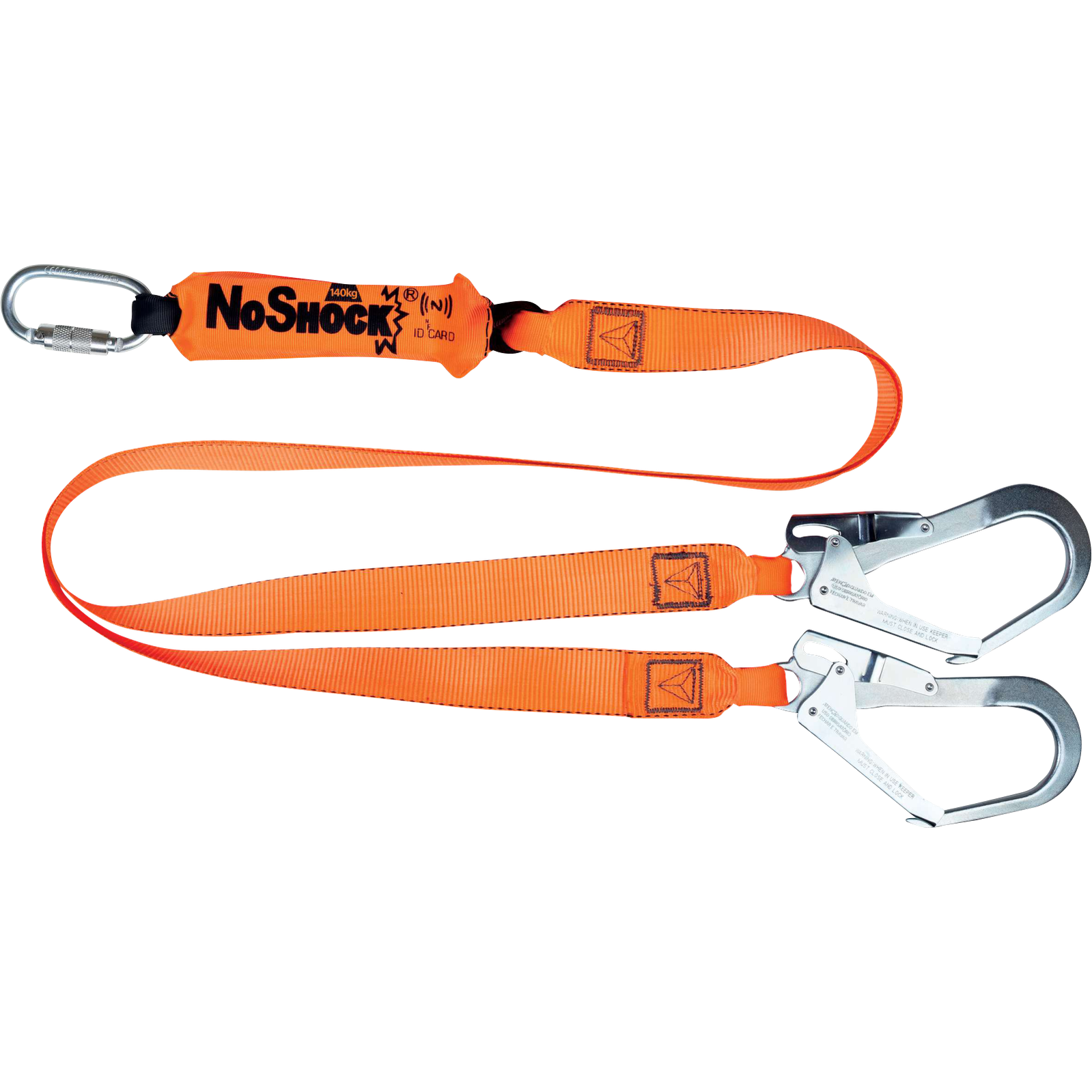 Delta Plus AN213200ZDD Double Energy-Absorbing Lanyard – Durable Fall Protection