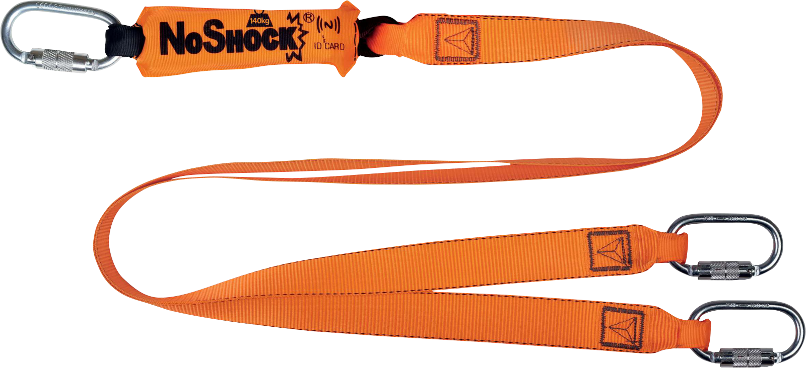 Delta Plus AN213200ZZZ Double Energy-Absorbing Lanyard – Durable 2m Fall Protection