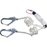 Delta Plus AN218S200CDD Double Energy-Absorbing Lanyard – Compact Fall Protection