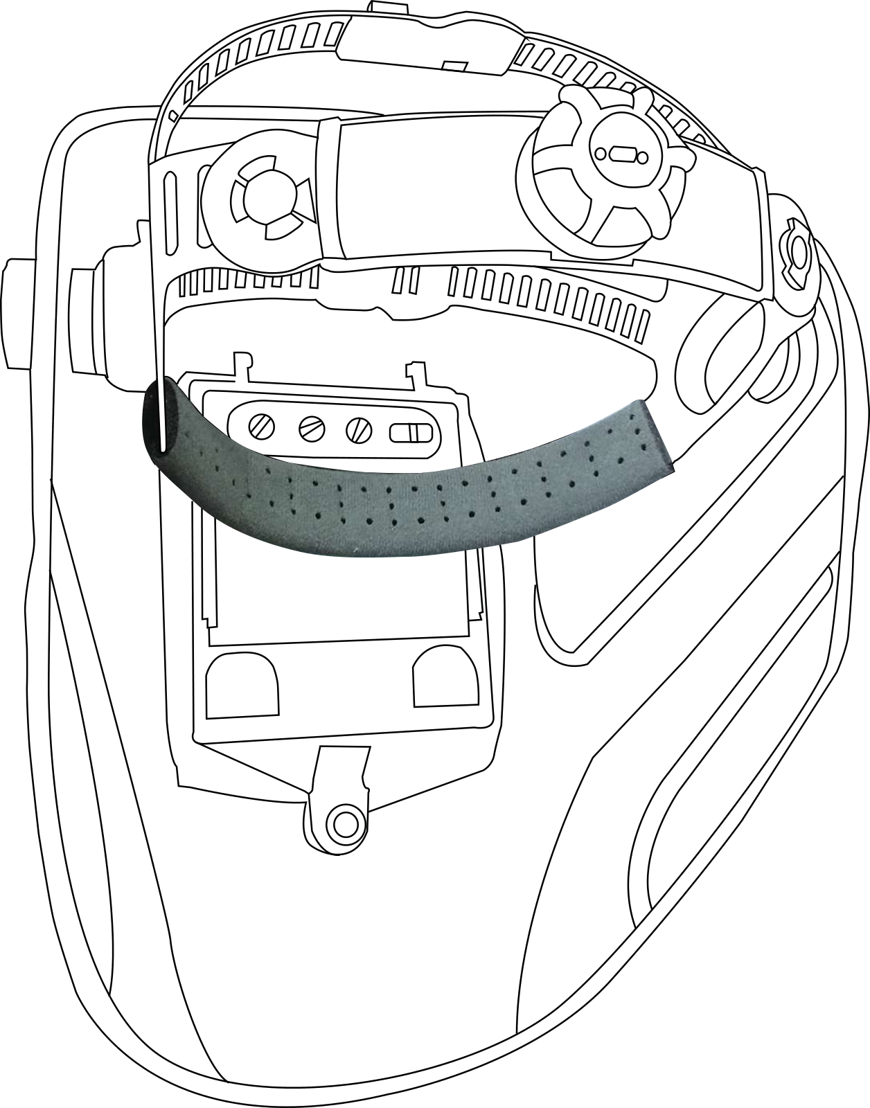 Delta Plus BASWELD Welding Helmet Straps – Pack of 10