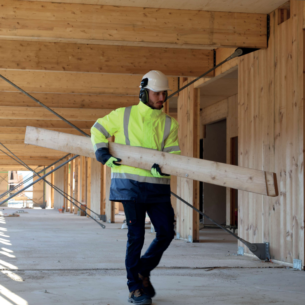 Delta Plus APOLLON WINTER CUT VV737 High-Visibility Thermal Work Gloves