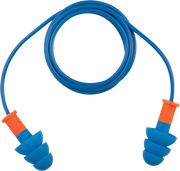 Delta Plus CONICFIRDE050 Detectable Reusable Earplugs – 50 Pairs for Food Industry Compliance