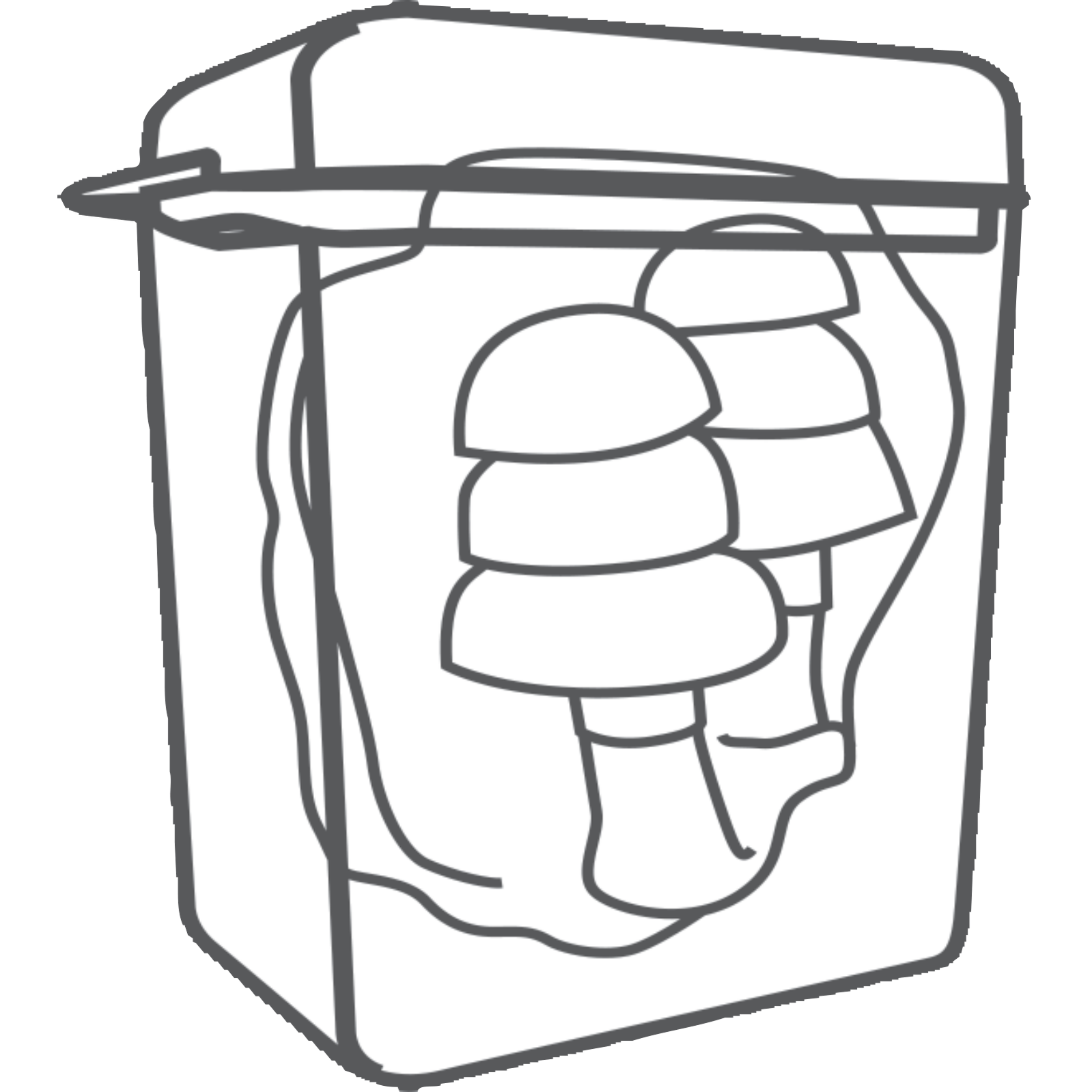 Delta Plus CONICFIT010 Reusable Silicone Earplugs