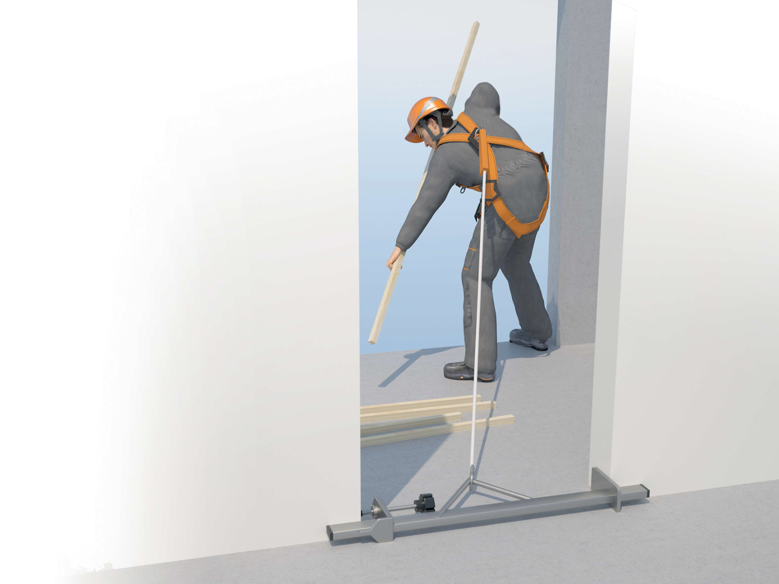 Delta Plus DAYAK LV120G Door Anchorage Bar – Secure & Easy-to-Install Fall Protection