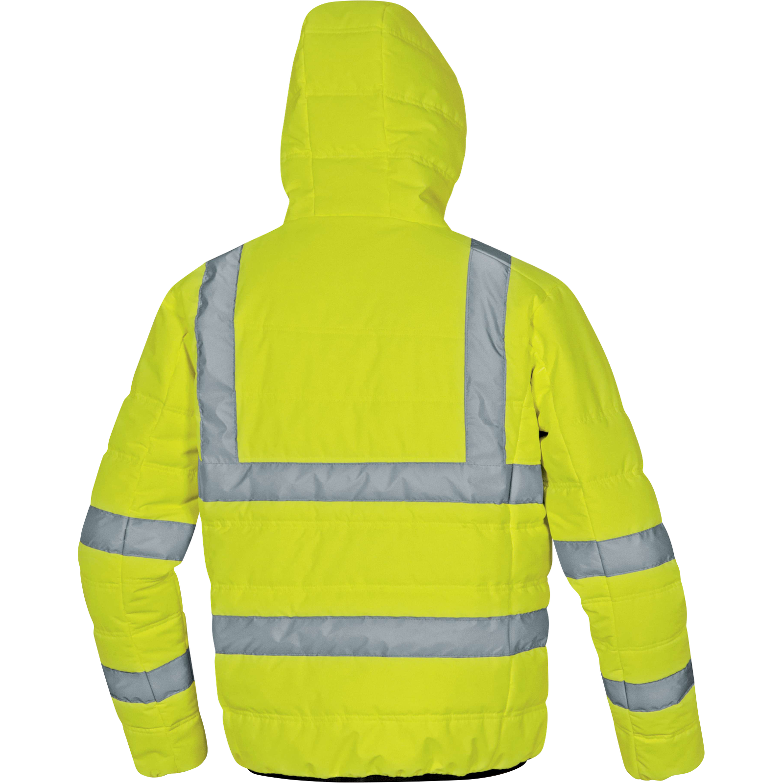 Delta Plus DOONHV High-Visibility Water-Repellent Down Jacket – Durable, Warm & Eco-Friendly