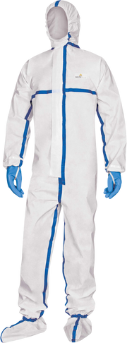 Delta Plus DT250 - Disposable Type 4 Chemical Protection Coveralls – Spray-Resistant & Secure Fit