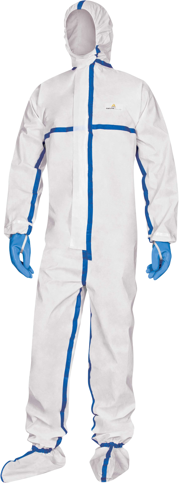 Delta Plus DT250 - Disposable Type 4 Chemical Protection Coveralls – Spray-Resistant & Secure Fit