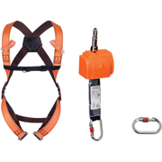 Delta Plus ELARA140 - Fall Arrest Kit with Two-Coloured Harness & Self-Retractable Fall Arrester