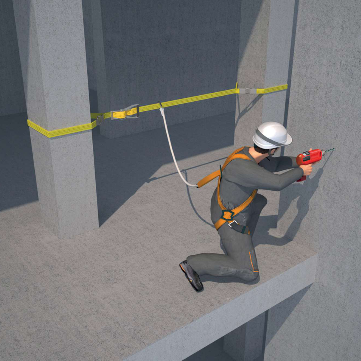 Delta Plus ELARA160V2 – Budget-Friendly Fall Arrest Kit with Secure Harness & Storage Bag