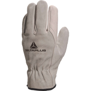 Delta Plus FCN29 Mechanical Leather Gloves – Cowhide, Grain & Split Leather, Multi-Purpose Design