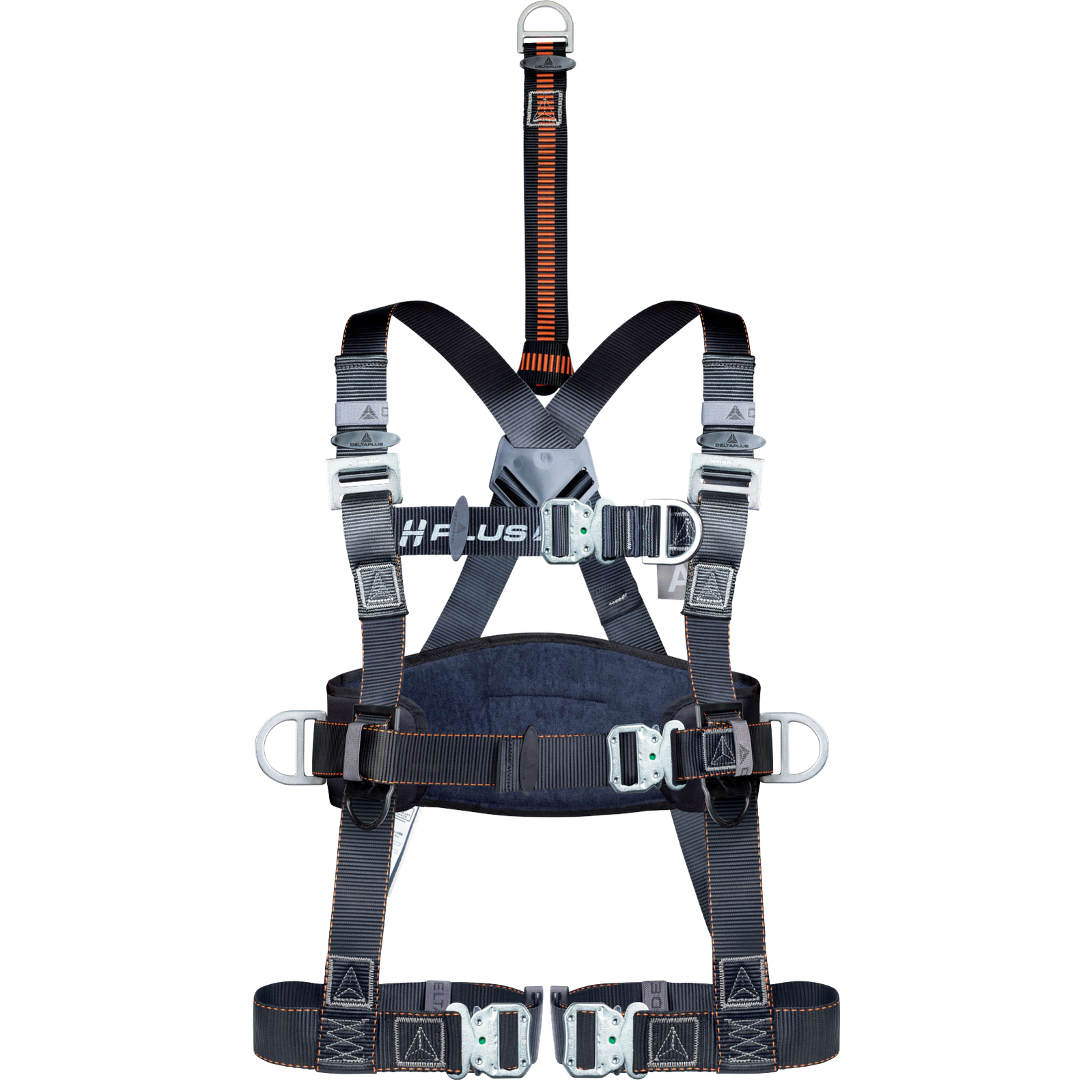Delta Plus HAR25HA Ergonomic Fall Arrester Harness with Belt & Extension Strap