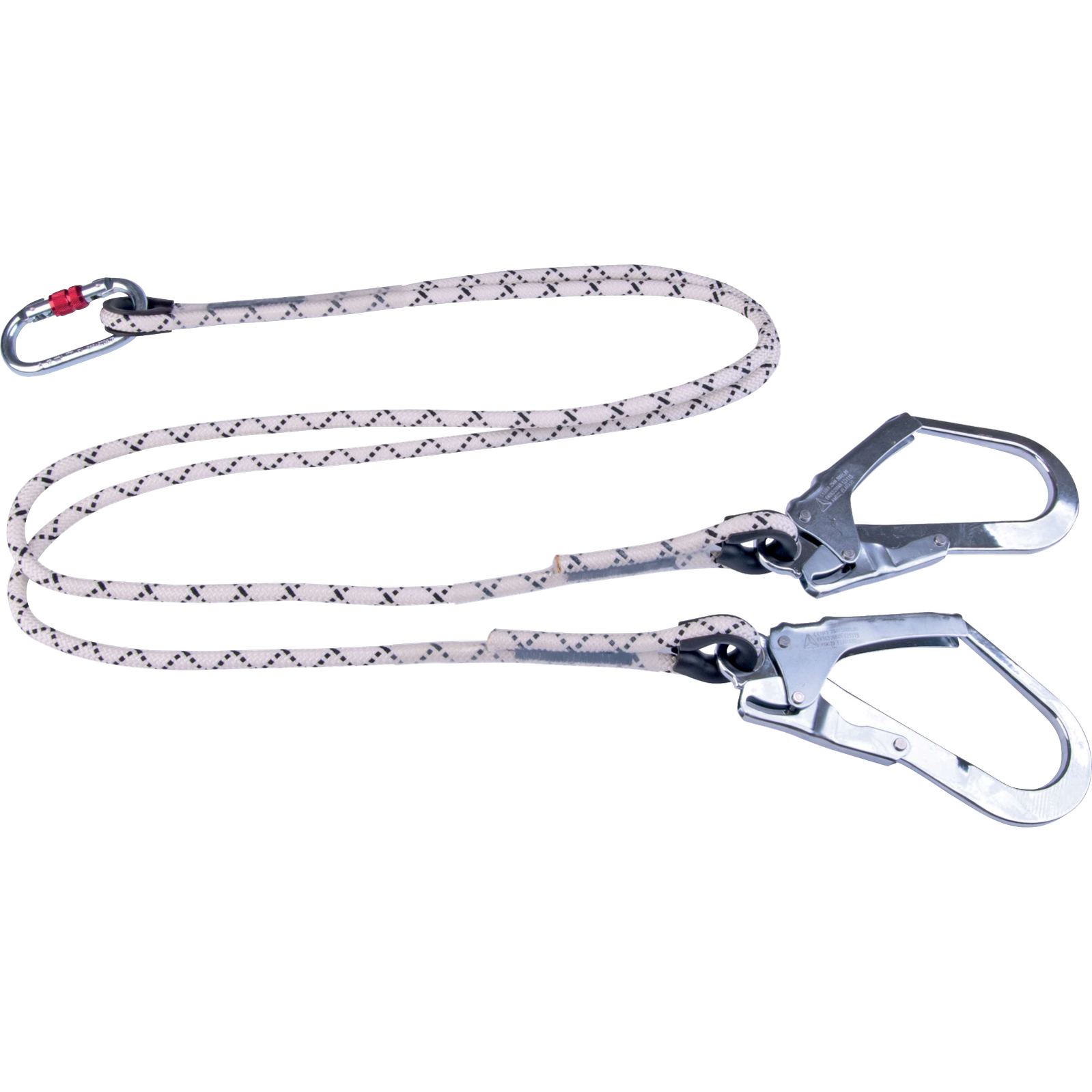 Delta Plus LO147150CDD Double Braided Rope Lanyard with Large Opening Connector – Versatile and Reliable