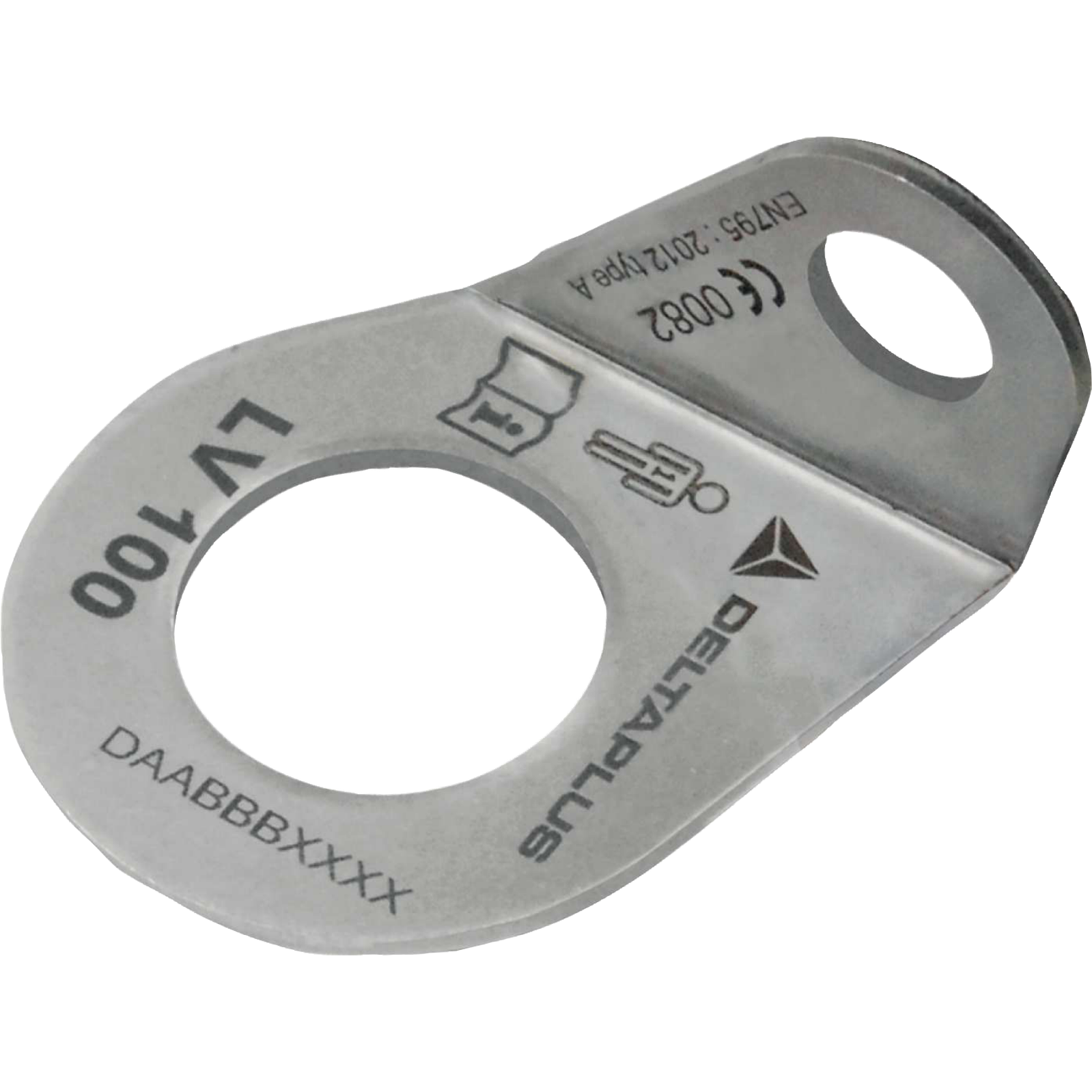 Delta Plus LV100 Durable Stainless Steel Anchorage Mounting Plate