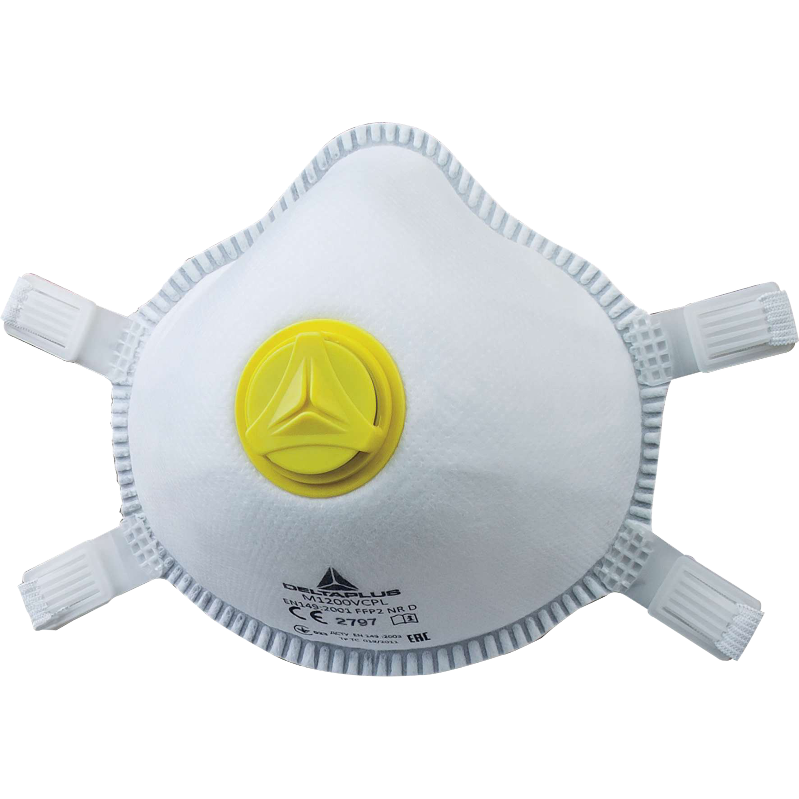 Delta Plus M1200VPLUS P2 Disposable Respiratory Mask with Valve – Box of 5