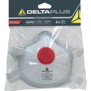 Delta Plus M2FP3V P3 Disposable Respiratory Mask with Valve – Pack of 2